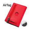 Airtag PRO Saffiano Red Zip