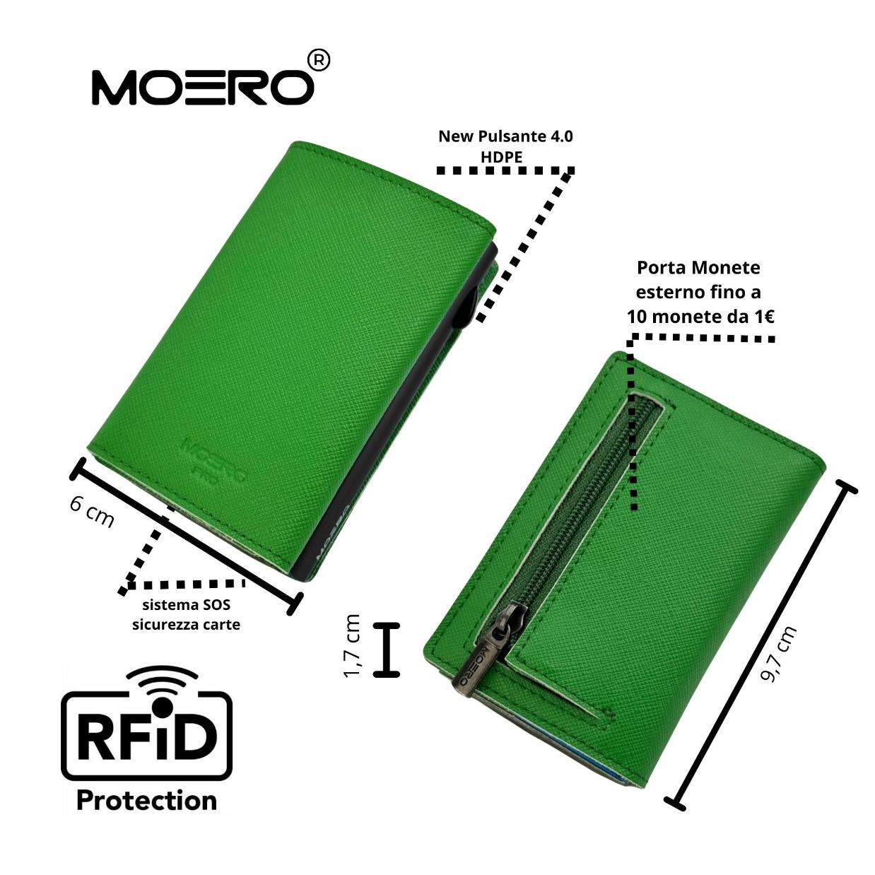 PRO Saffiano Verde Smeraldo Zip