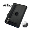 Airtag Saffiano Black Zip