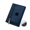 Airtag PRO Saffiano Blue Navy Zip